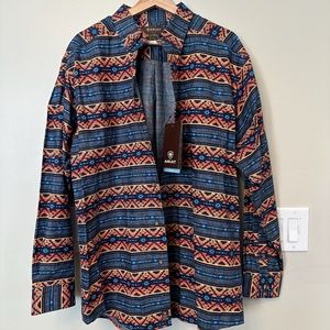 Mens Ariat Long Sleeve Shirt Size L